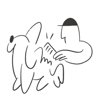 Illustration of person laying down a relaxing